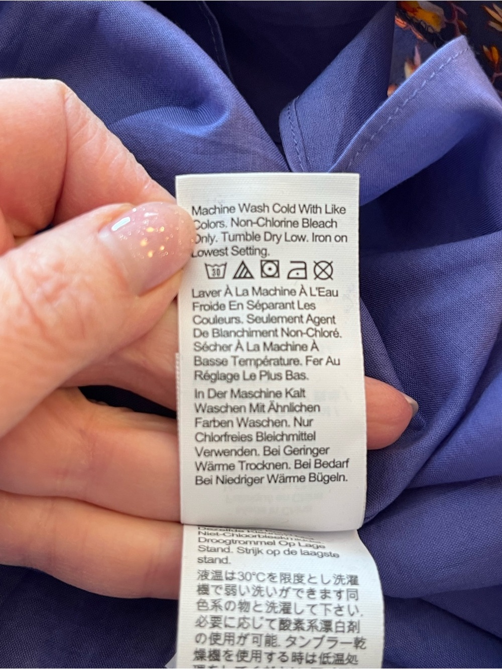 J. Crew Cutout Cotton Poplin Dress Midnight Floral Purple Puff Sleeve Size 16 - Picture 7 of 7